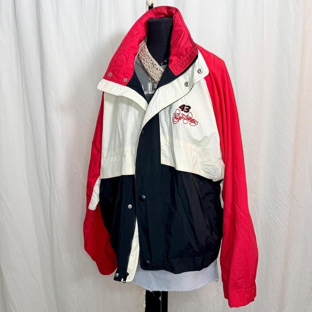 Vintage Richard Petty #43 Racing Windbreaker Jacket-size L